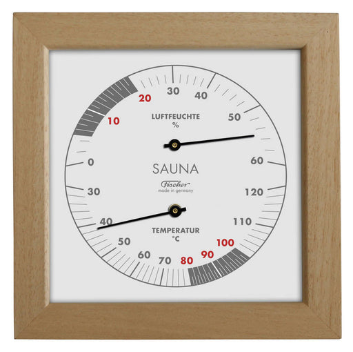 Stainless Steel Thermometer Hygrometer for Sauna Room Temperature Humi –  Draw fate