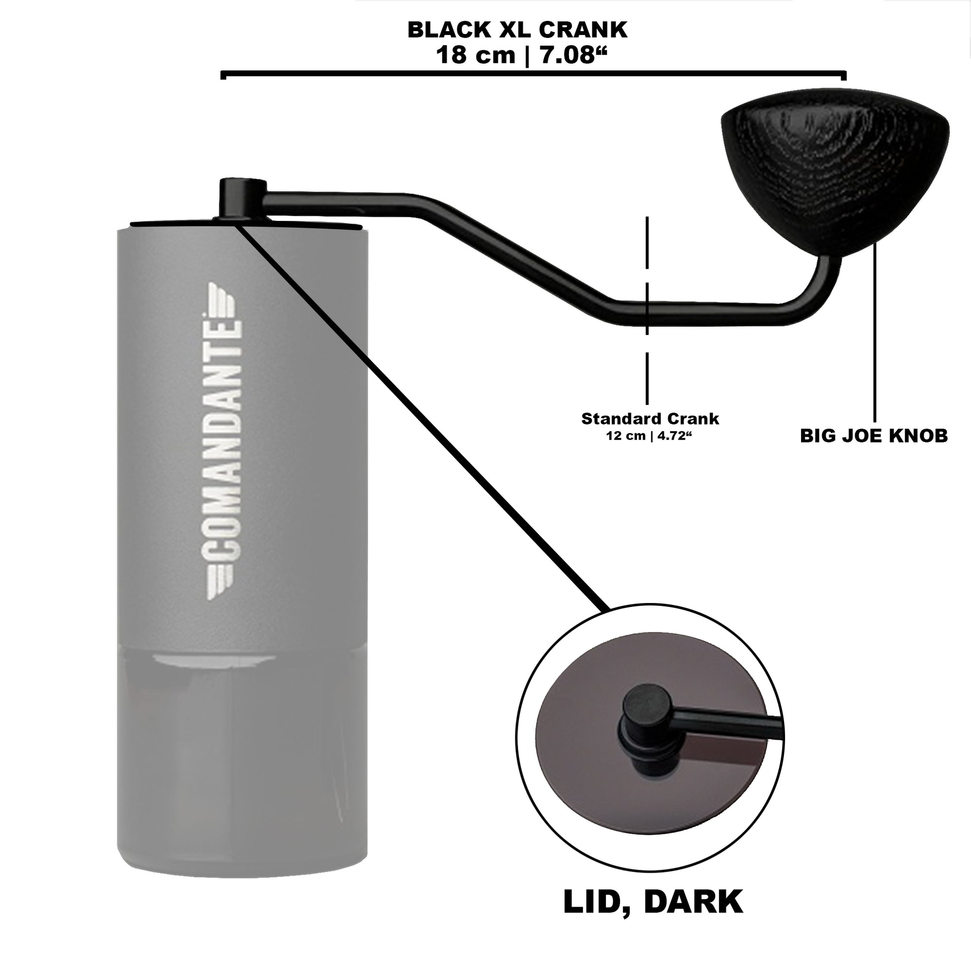 コマンダンテL7c Foldable crank fits comandante - その他