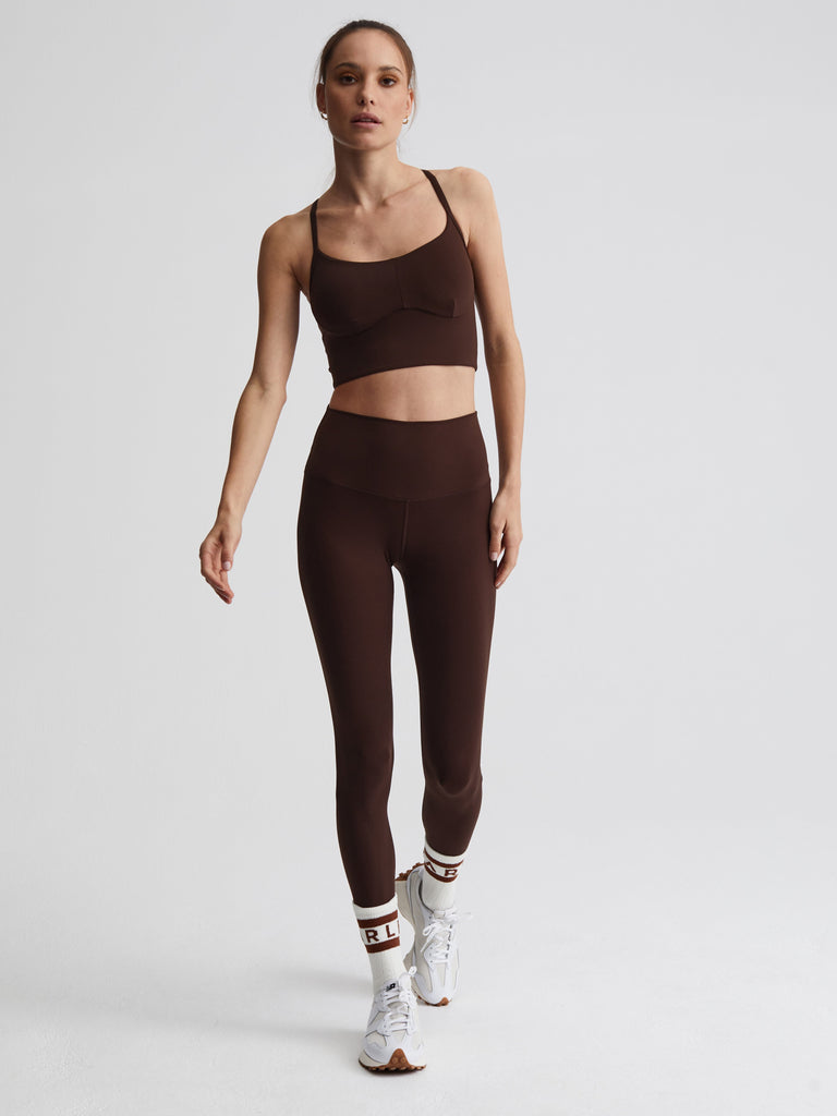 Let's Move Super High Rise Leggings Deep Taupe - Be On Move