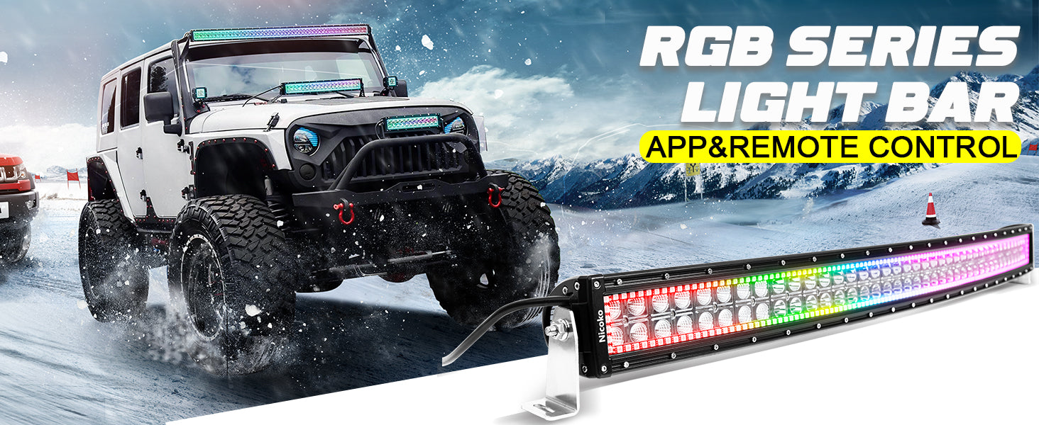 Off Road, 4x4 Protect LED Light Bar, 52 to 22 LED Bar Case Cover
