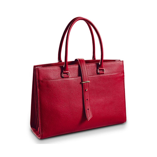 MURES : briefcase / office bag, man / woman, in bufferd leather