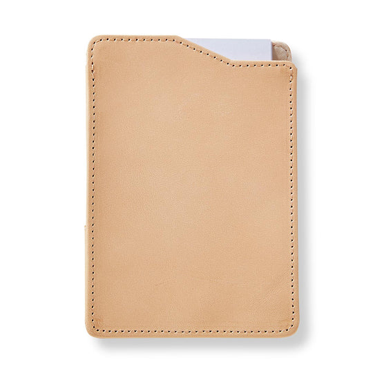 Genuine Leather Thin Vertical Stacker Women's Wallet Card Case with ID –  kelvinrolenleathercollection