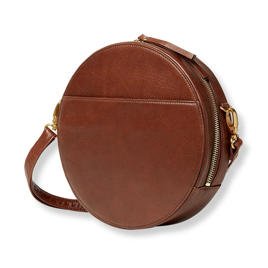 Bomber Jacket Crossbody Phone Sling - Brown - by Levenger