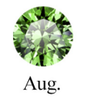 August birthstone