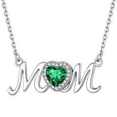 Mom Necklace with Birthstone