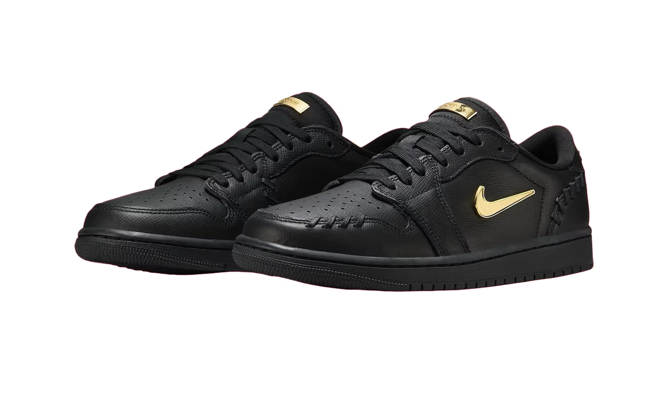 Air Jordan 1 Low "Method of Make" 'Black/ Metallic Gold'