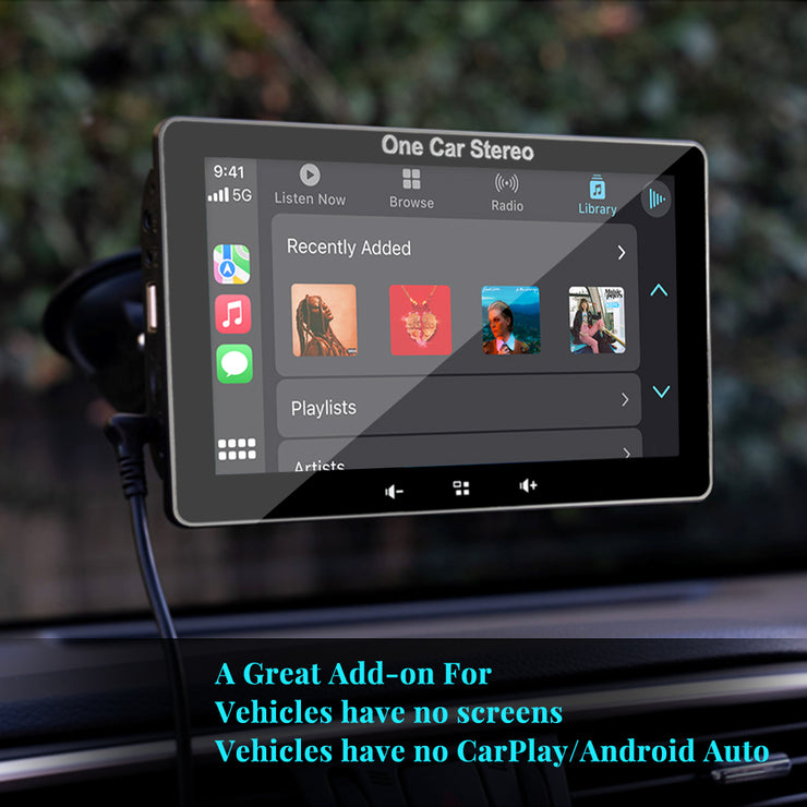 Portable Full Touch Car Stereo | Linux External Car Stereo with Wirele
