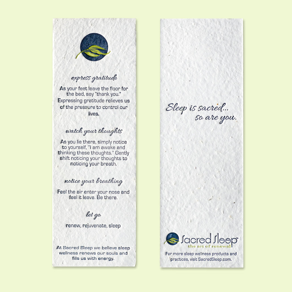 Plantable Seed Paper Bookmark Large - Letterpress – plantableseedpaper