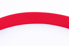 red nylon webbing