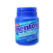 Mentos Gum Fresh Action Chewing Gum - 56g