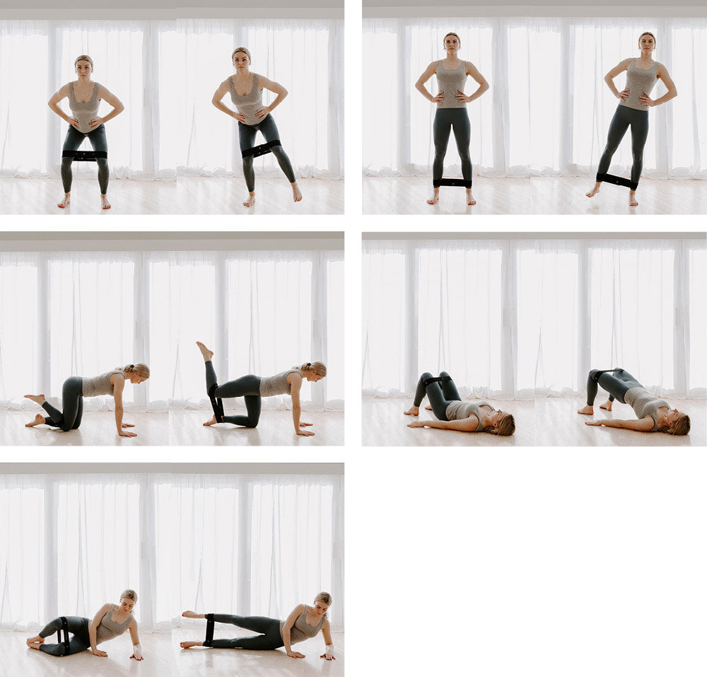 core workout with posture mini gym