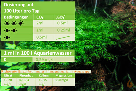 Dosierempfehlung Green Scaping K Power - Kaliumdünger | Makronährstoff