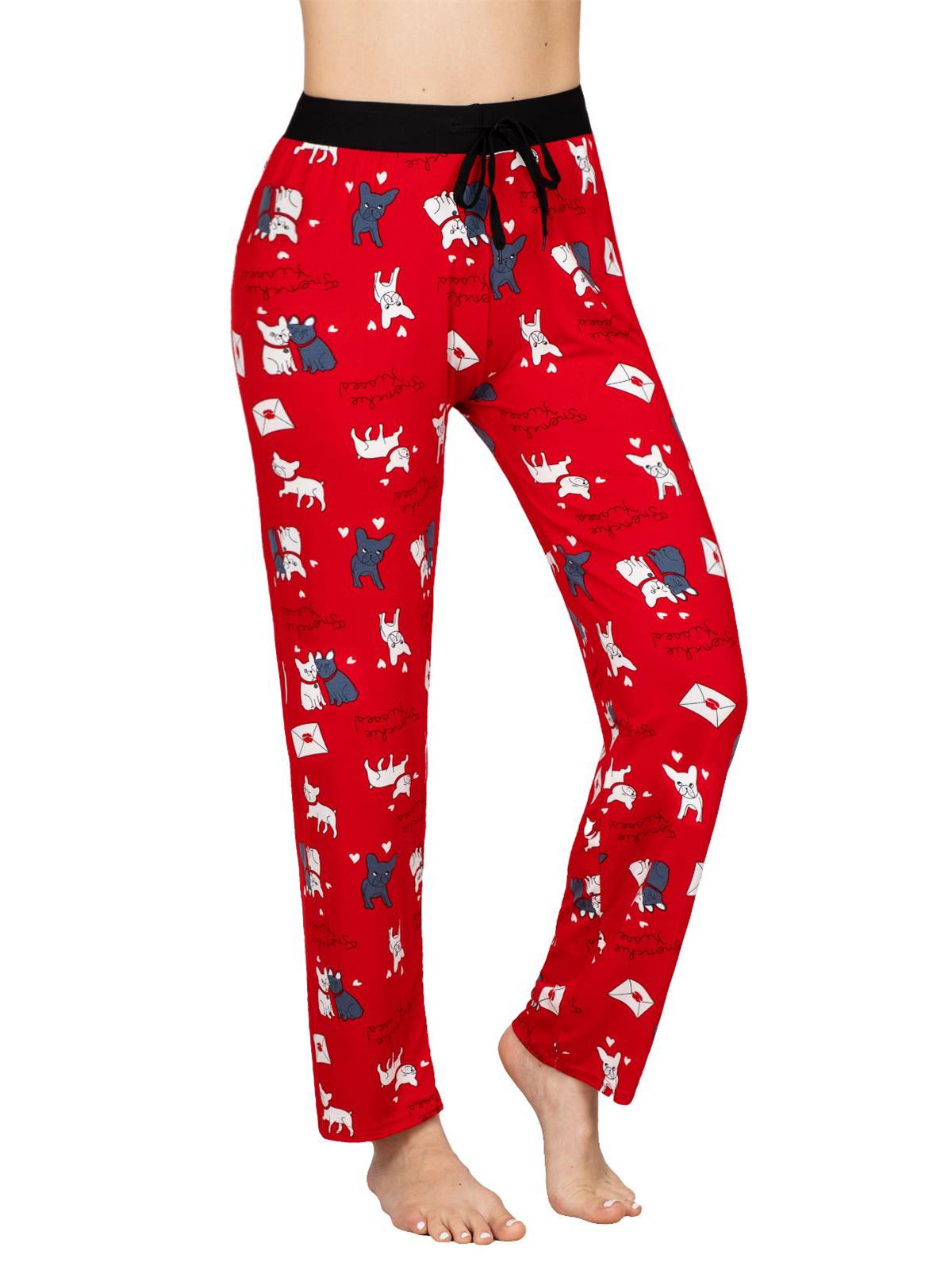 Just Love Women Pajama Pants / Sleepwear / Holiday Prints (Hearts