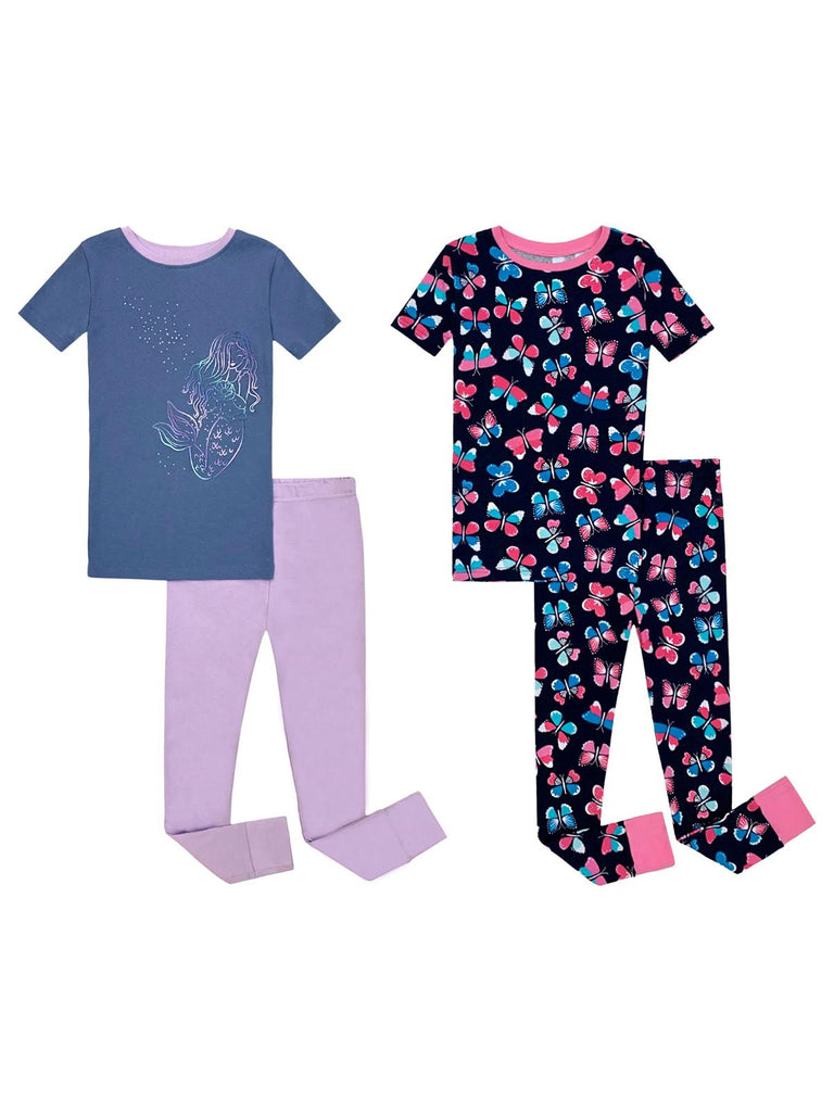 Kirkland Signature Kids' 4-piece Cotton Pajamas