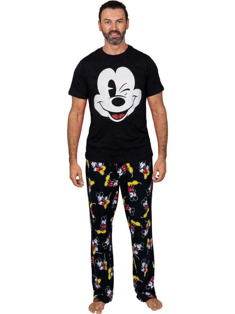 Disney Mens Pyjamas, Mickey Mouse Pyjamas for Men, Disney Gifts