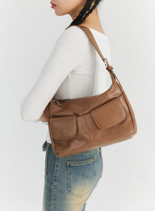 Korean Backpack for Women PU Leather Pink Chain Shoulder Bag 2023
