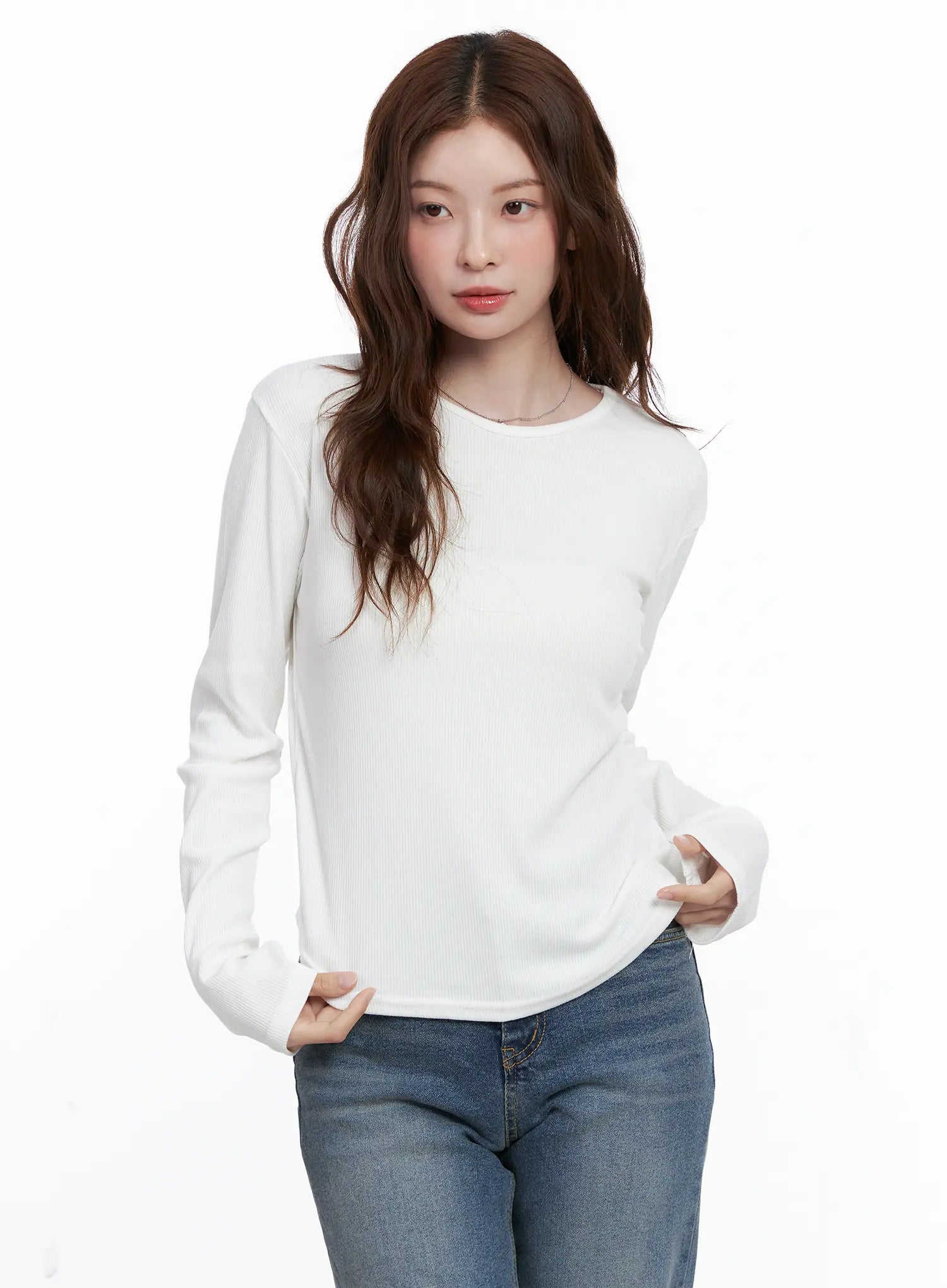 Crew Neck Long Sleeve Top CG520