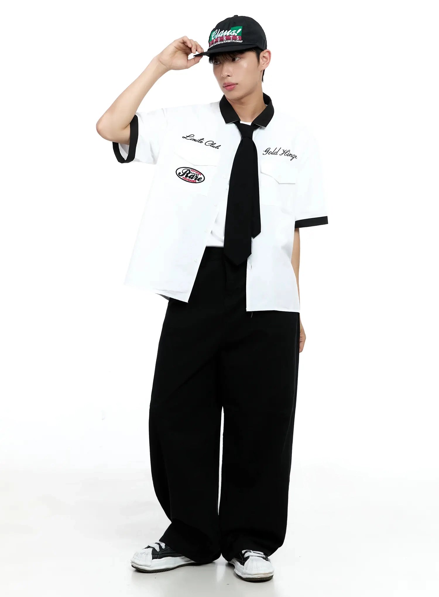 Men's Basic Wide-Leg Pants IG520