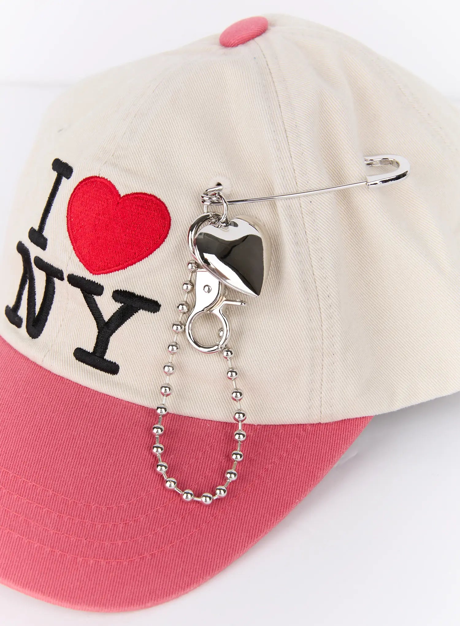 Heart Clip Keychain Charm IS516