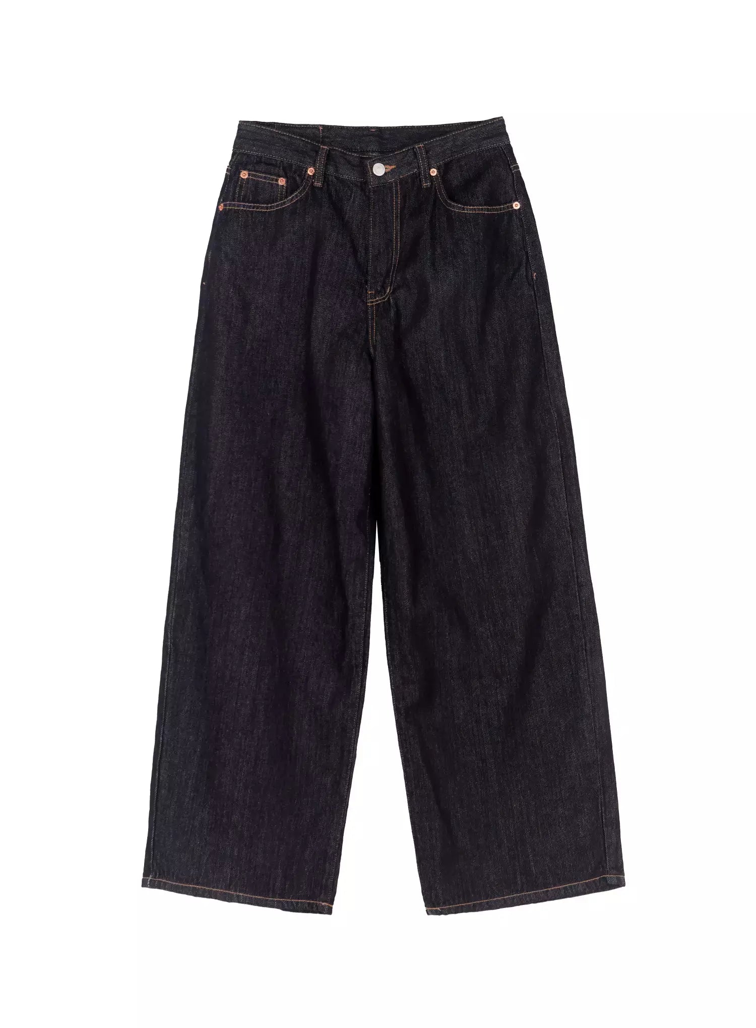 Lena Dark Wash Wide-Leg Jeans IG527