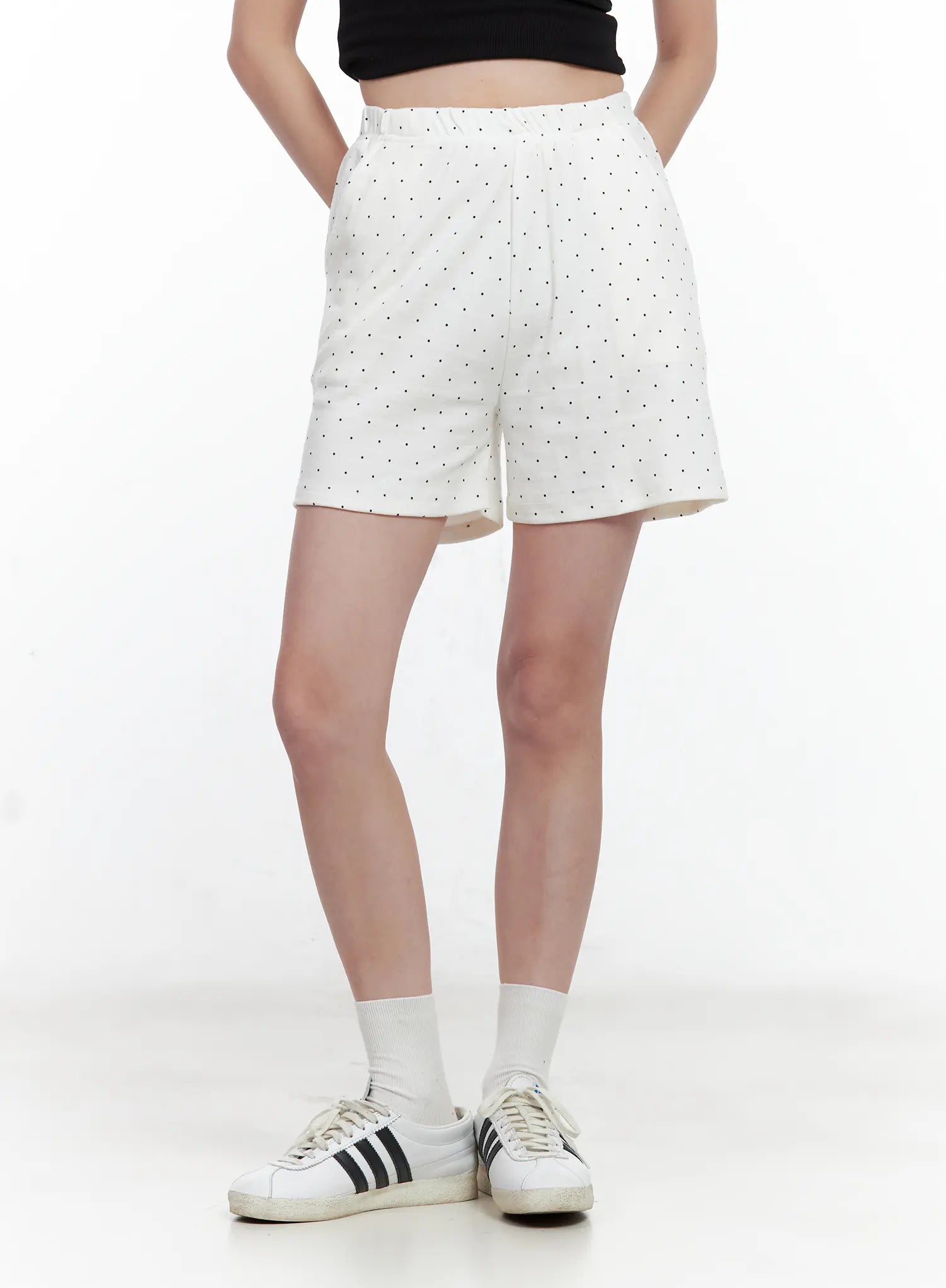 Comfy Polka Dot Sweatshorts CL502