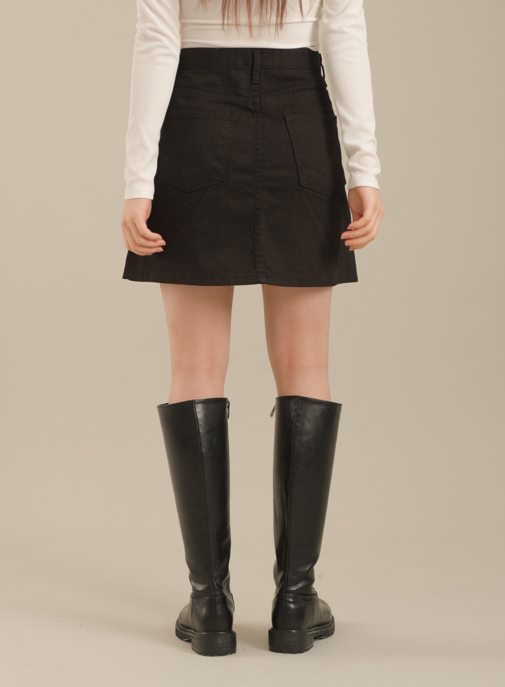 Cotton Mini Skirt J18 - Lewkin
