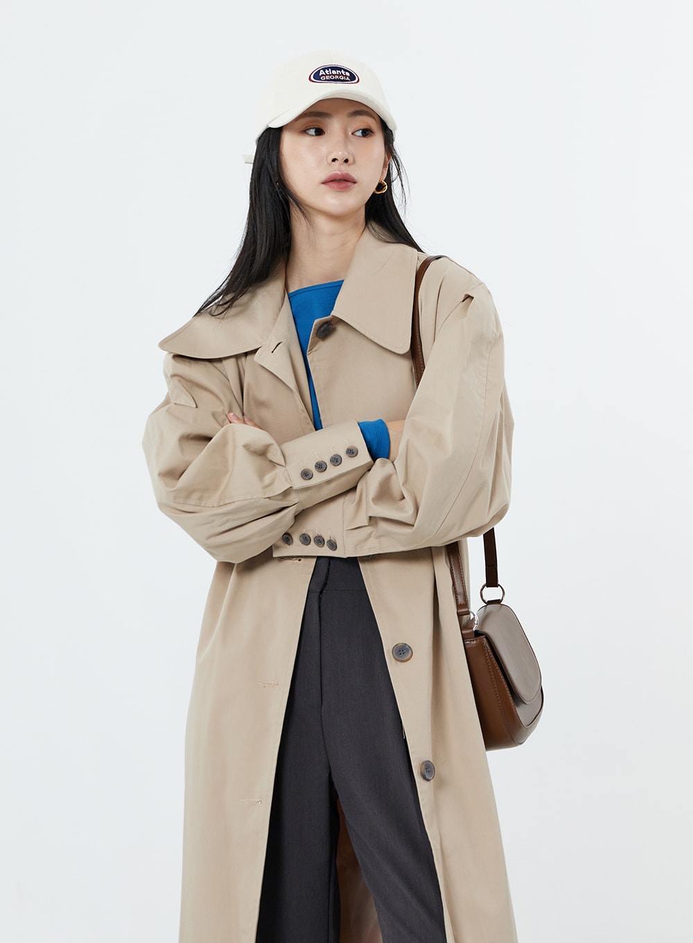 YOKE DETACHABLE SLEEVES 11XL TRENCH COAT - アウター