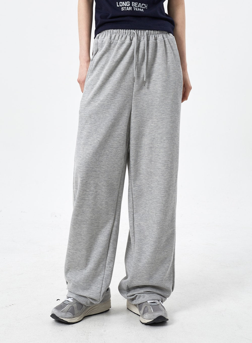 Color Wide Leg Sweatpants CM310