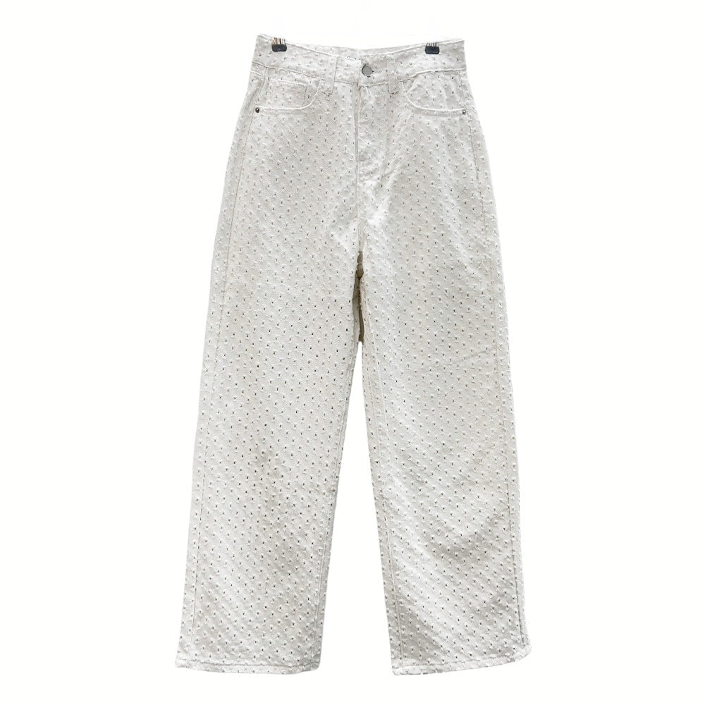 Lewkin Basic White Pants K2302 - Lewkin