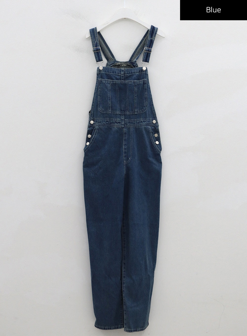 Washed Denim Overall Pants CG09 - Lewkin