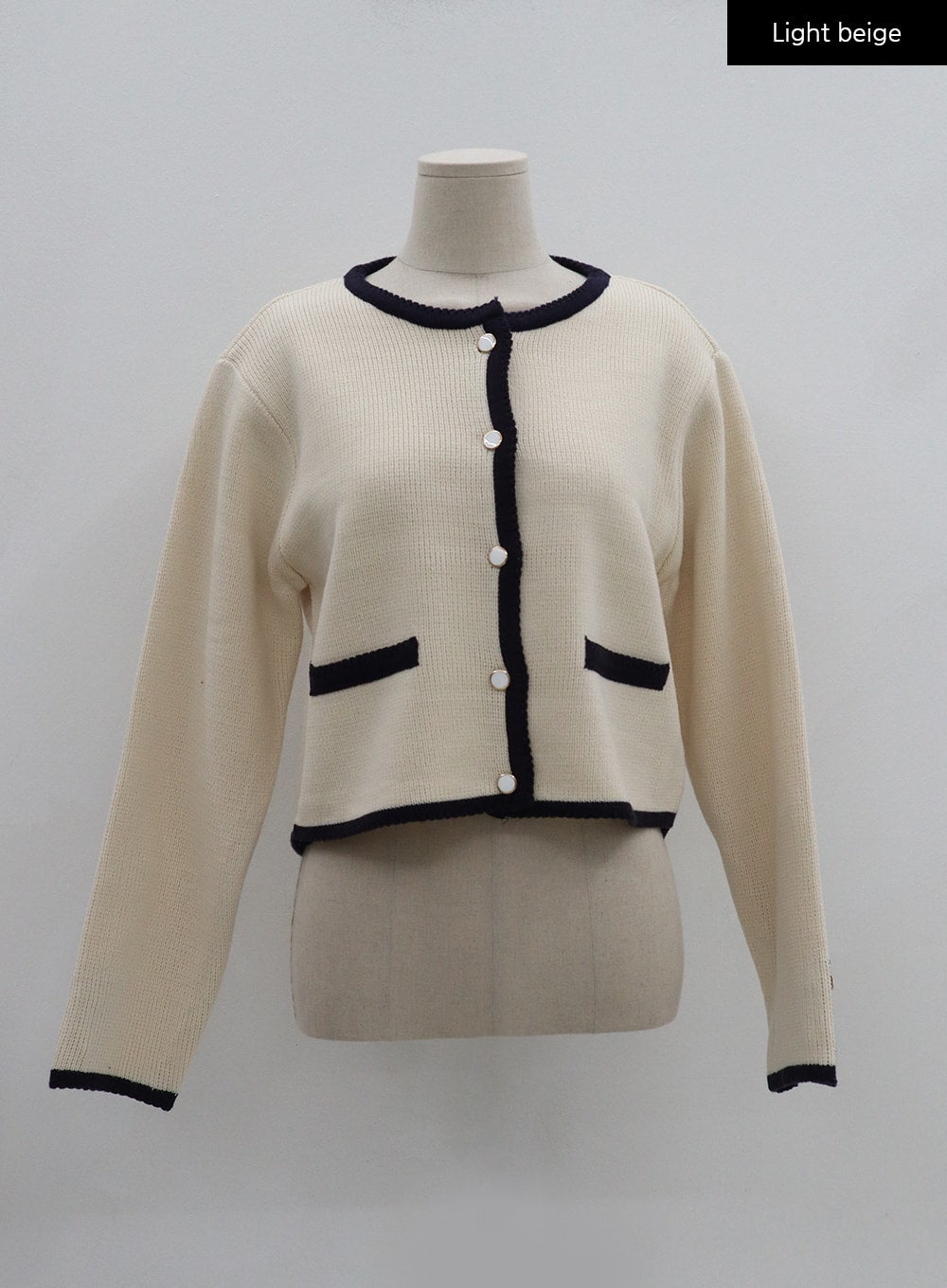 Lovely Two Tone Cardigan BG29 - Lewkin