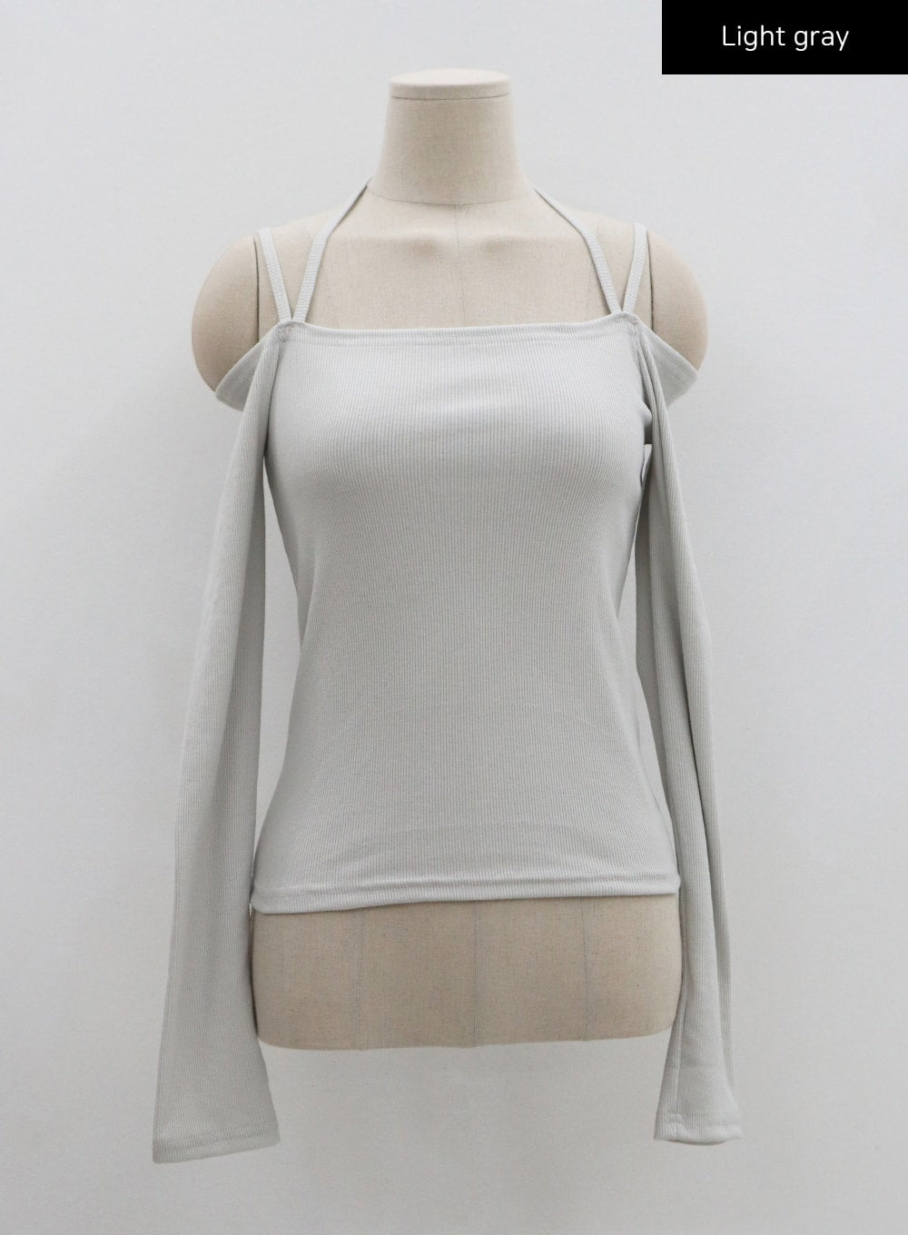 Open Shoulder Neck Long Sleeve T-Shirt CS21 - Lewkin
