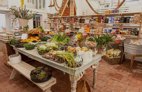 Interior shot the specialty grocery shop The Salt Horse