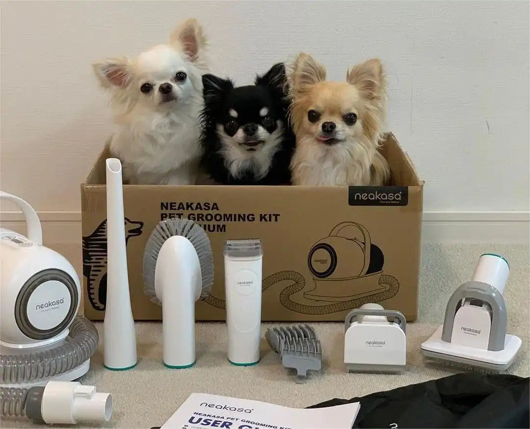 dog grooming vacuum kit