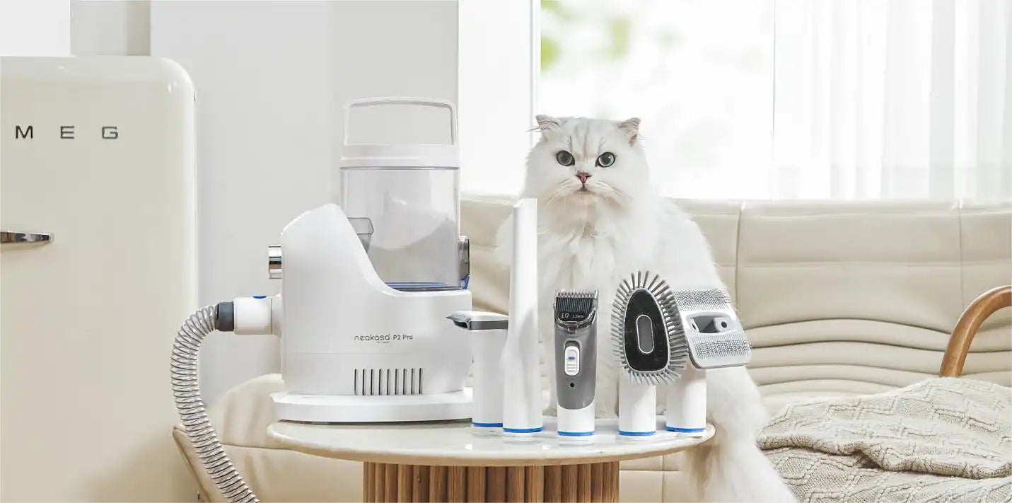 neakasa cat grooming vacuum kit