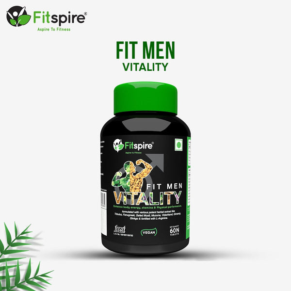 Fitspire Fit Men Vitality For Stamina- 60 Tablet