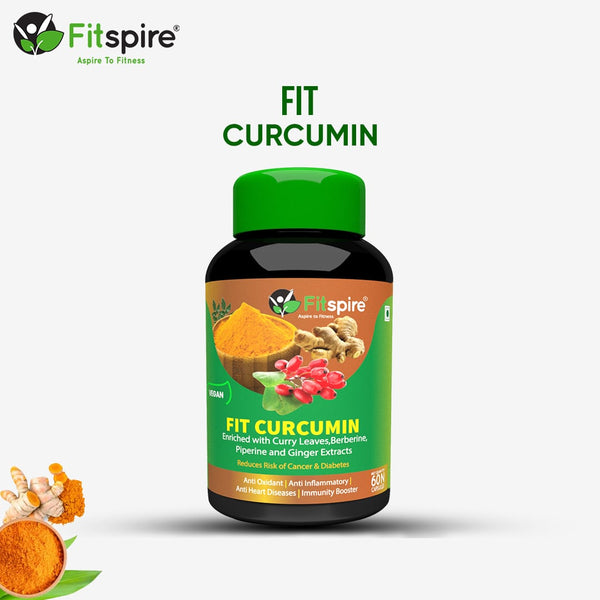 Fitspire Fit Curcumin Immunity Booster Capsules - Pack of 1 (60 capsules)