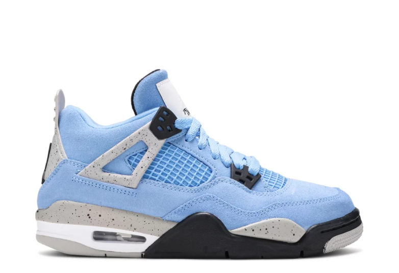 Air Jordan 4 Retro 'UNC University Blue' (GS)