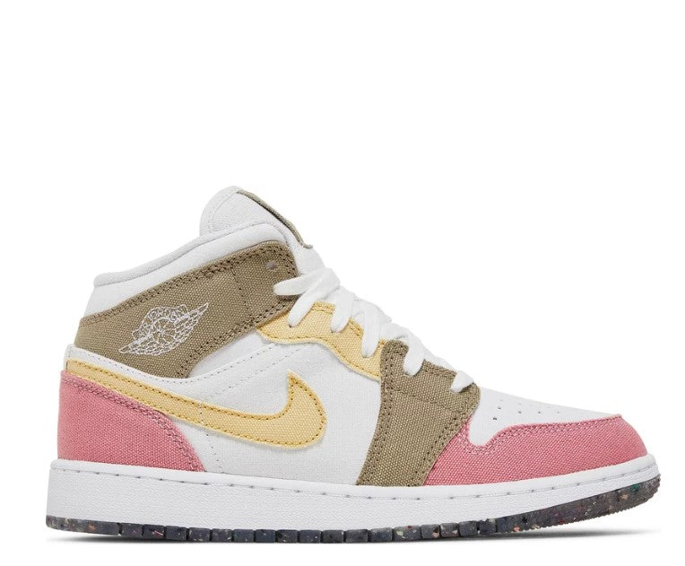 Air Jordan 1 Mid SE 'Pastel Grind' (GS)