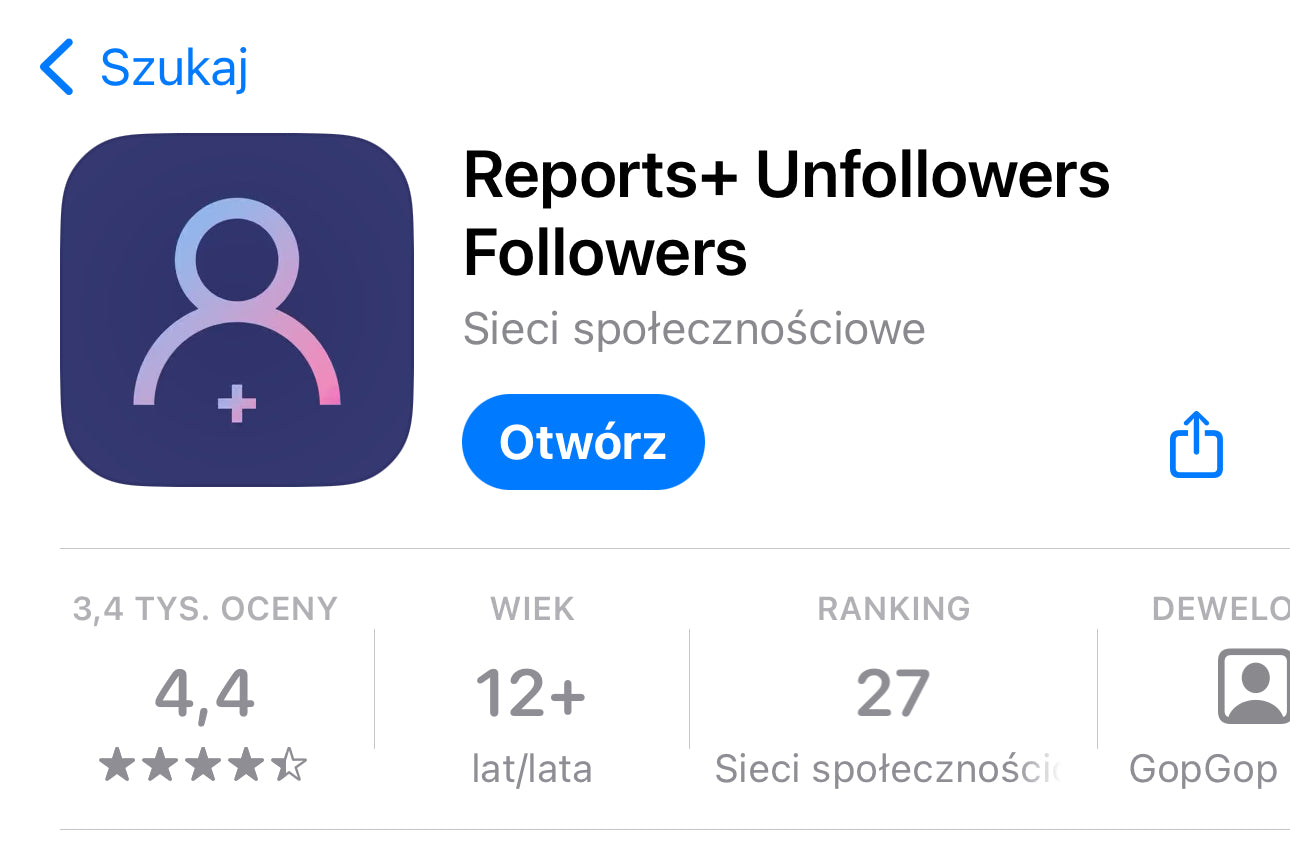 Aplikacja do sprawdzenia kto odwiedza Twój profil na Instagramie