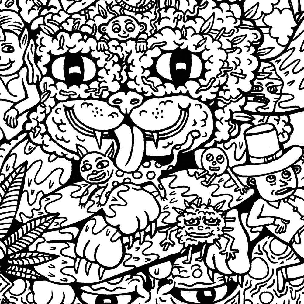 Cheshire Coloring Page