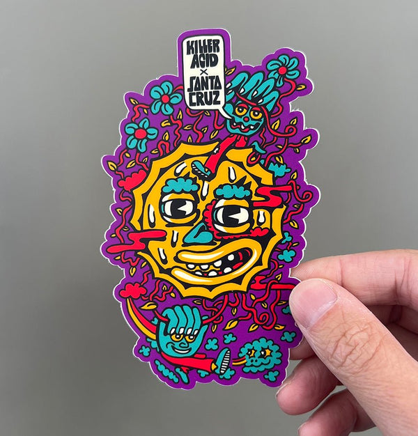 Santa Cruz Sunshine Sticker - Stickers - killeracid.com
