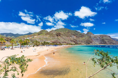 Playa de Las Teresitas beach, Tenerife, Spain, Canary Islands