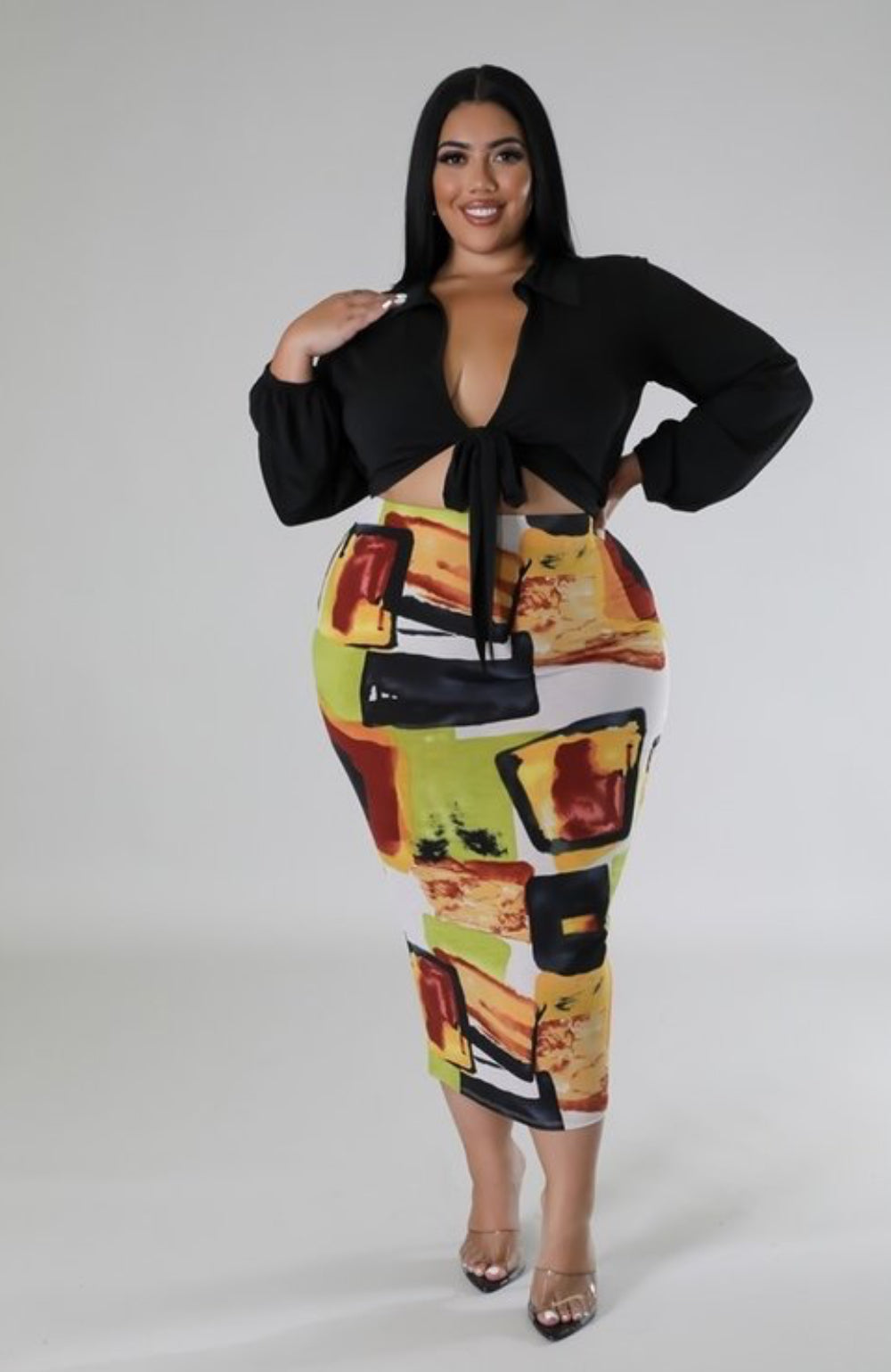 Hot Scandal Skirt Set +