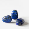 Pendentif de lapis-lazuli - percé latéralement - pierre naturelle bleue avec inclusions dorées