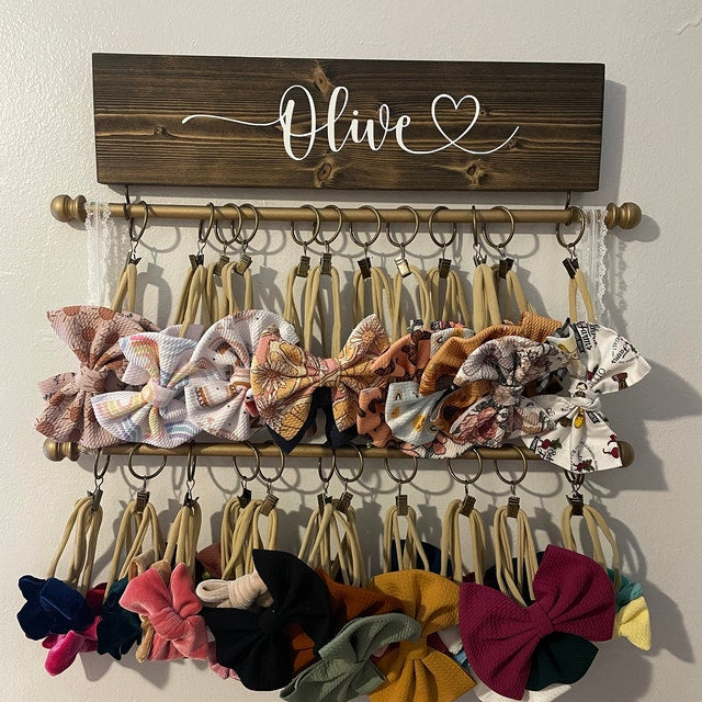 Be-you-tiful Bow & Headband Holder Hair Bow Hanger Headband Holder