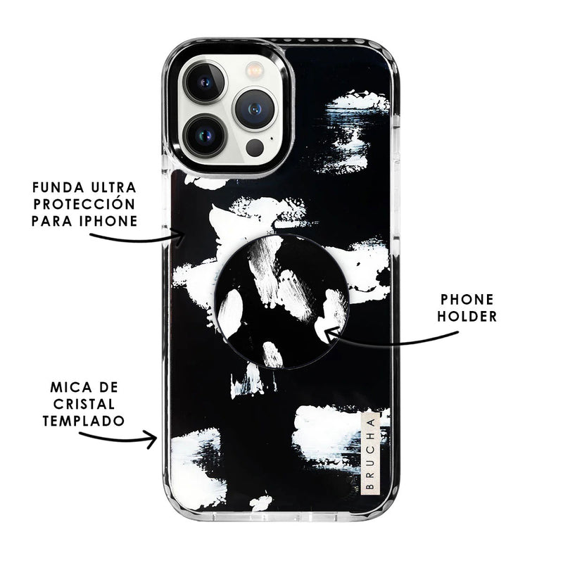 Funda ultra protectora pintada a mano para iPhone 12 mini – Ris – BRUCHA