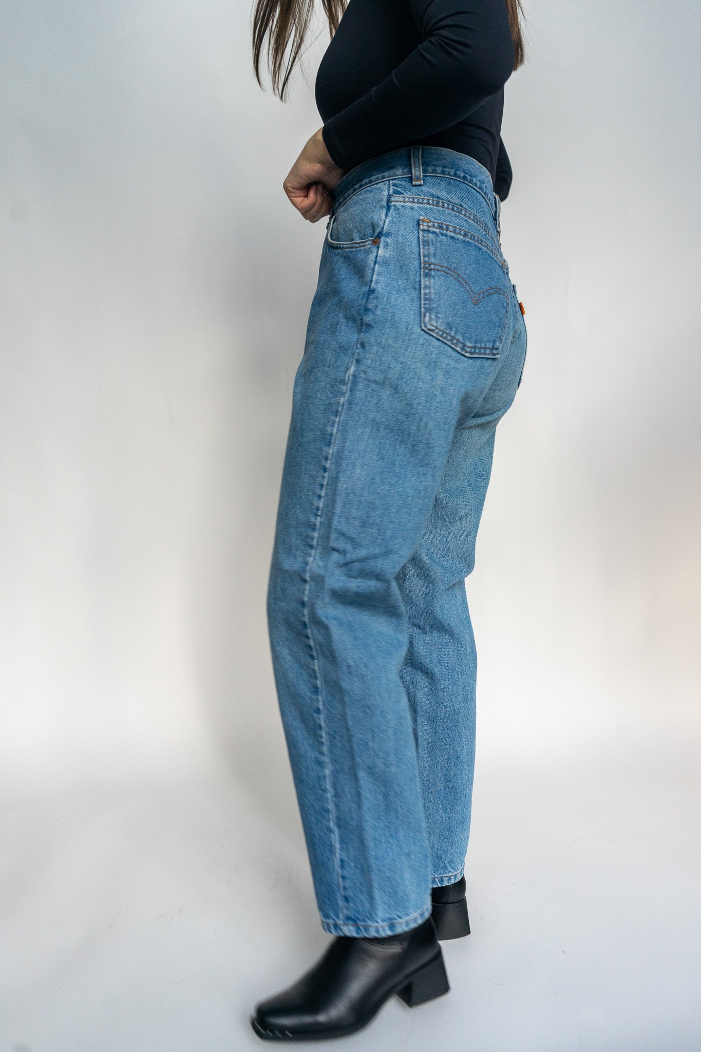 Vintage Orange Tab (29) – R Denim