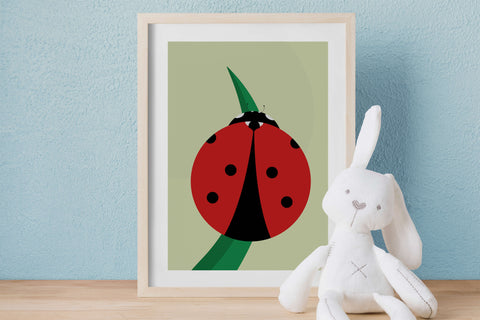 ladybug poster by HiPosterShop