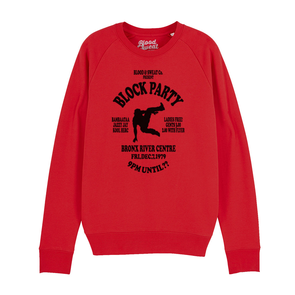 Bonita Applebum Red Unisex Stoller Crew Neck Sweatshirt